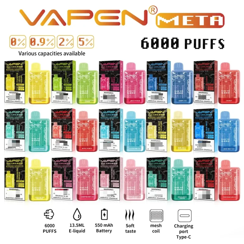 VAPEN Meta 6000 Puffs