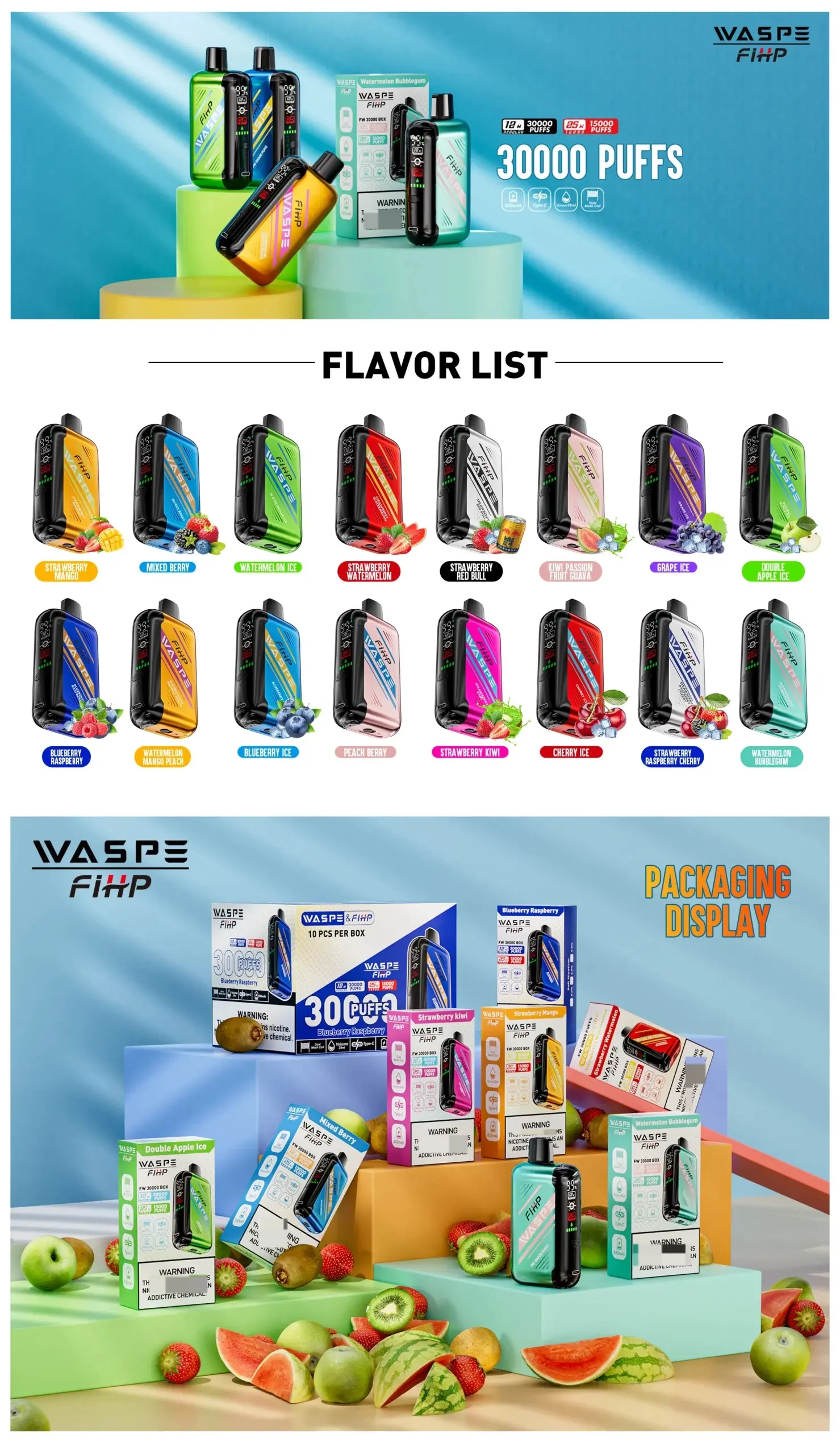 WASPE FIHP 30000 Disposable Vape